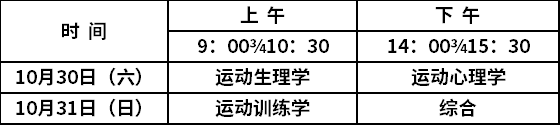 西安体育学院2021年成人高考专升本考试时间安排.png